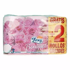 Tualeti Roll Foxy Bouquet 3 shtresa (6 uds)