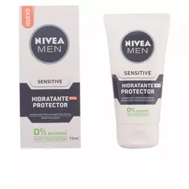 Hydrating Facial Cream Nivea Men Sensitive SPF15 (75 ml) (75 ml)