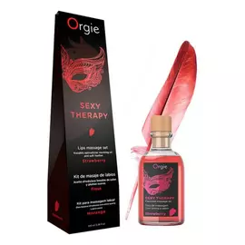 Komplet masazhi për qetësi Sexy Therapy Strawberry Orgie