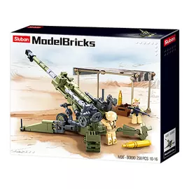 Lego with 258 Sluban military weapons