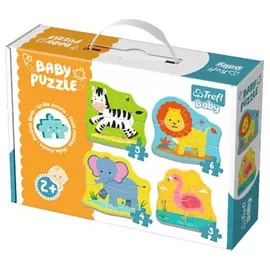 Puzzle "Baby Classic - Kafshet ne xhungel" Trefl