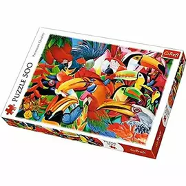 Puzzle with 500 pieces "Multicolored Birds" Trefl