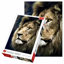 Puzzle me 1500 cope "Lions Portrait" Trefl