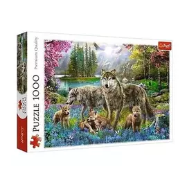 Puzzle with 1000 pieces "Lupine Family" Trefl