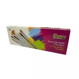 Professional brushes with watercolor and acrylic pieces Nova Color