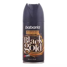 Spray Deodorant Men Black Gold Babaria (150 ml)