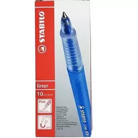Pen STABILO liner fine 808 Ballpoint blu