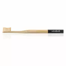 Toothbrush Naturbrush Black Biodegradable Bamboo (1 Piece)