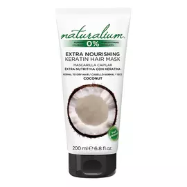 Nourishing Hair Mask Coconut Keratin Naturalium (200 ml)