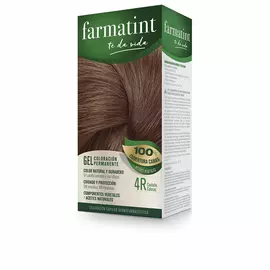 Permanent Dye Farmatint 4r-Castaño Cobrizo Gel