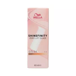 Permanent Colour Wella Shinefinity Nº 07/34 (60 ml)