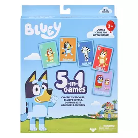Bluey 5 In 1 Card Game