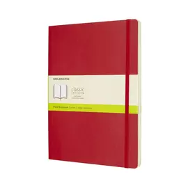 Notebook klasik i thjeshtë Xl i kuq (mbulesë e butë)