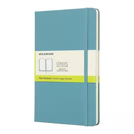 Classic Plain Notebook Large Reef Blue (hard Cover)