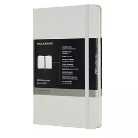 Professional Notebook Large Pearl Grey (hard Cover)