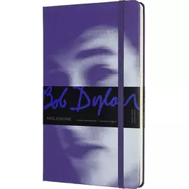 Bob Dylan Ruled Notebook Large Violet