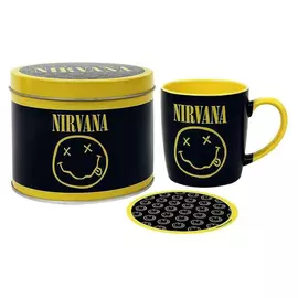 Nirvana (smiley) Mug Tin Set