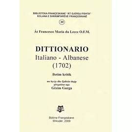 Dittionario Italiano-Albanese (1702)