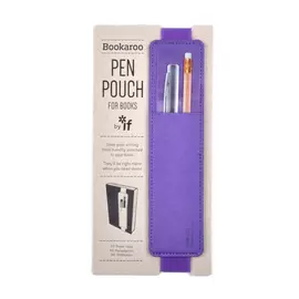 Bookaroo Pen Pouch For Books Purple