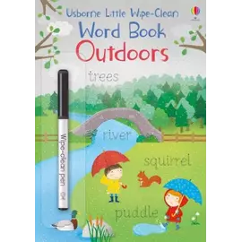 Little Wipe Clean Word Book Outdoors