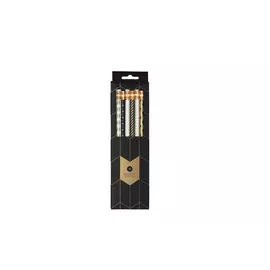Modern Gold Pencil Set (set Of 8)