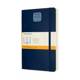 Classic Expanded Ruled Notebook Blue Red (soft Cover)