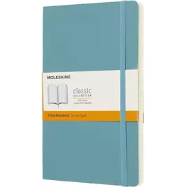 Classic Ruled Notebook Large Reef Blue (soft Cover)