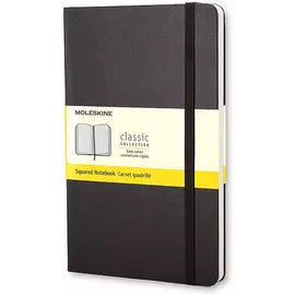Classic Squared Notebook Large Black (hard Cover)