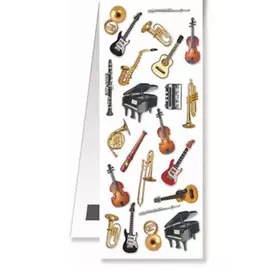 Magnet Bookmark - Instruments