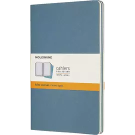 Cahier Ruled Journal Large Brisk Blue (set Of 3)