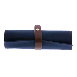 Roll Up Pencil Case - Blue & Grey
