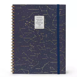 Notebook With Spiral A4 (3 In 1) - Stars