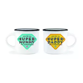 Espresso For Two - Coffee Mug - Super Mummy & Daddy