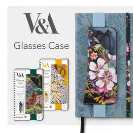 V&a Bookaroo Glasses Case - Kilburn Black Floral