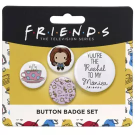 Friends Rachel Button Badge Set