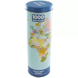 Atlas Map 1000 Pieces Jigsaw In A tn