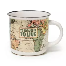 Cup - Puccino Mug - To Travel Is To Live