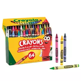 Coloured crayons Crayola (64 pcs)