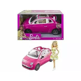 Barbie me Fiat 500 Pink