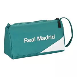 School Case Real Madrid C.F. White Turquoise Green (20 x 11 x 8.5 cm)