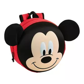 3D Child bag Mickey Mouse Clubhouse Red Black (31 x 31 x 10 cm)