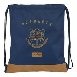 Backpack with Strings Harry Potter Magical Brown Navy Blue (35 x 40 x 1 cm)