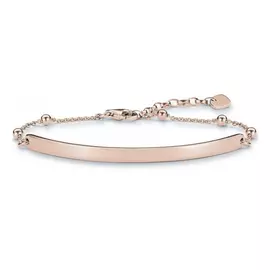Ladies'Bracelet Thomas Sabo LBA0044-415-12-L Pink Sterling silver