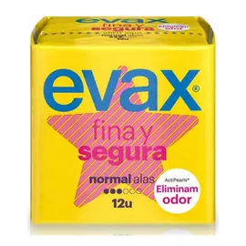 Normal Sanitary Pads with Wings Evax (12 uds)