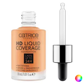 Liquid Make Up Base Hd Liquid Coverage Foundation Catrice, Ngjyrë: 010-dritë bei, Ngjyrë: 010-dritë bei