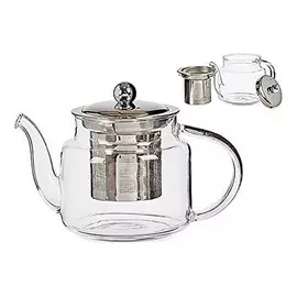 Teapot Straight Crystal Transparent Steel (500 ml)
