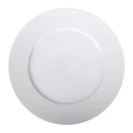 Flat plate La Mediterránea Saler Porcelain White (Ø 25 cm)