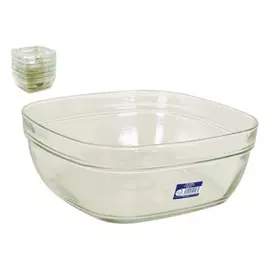 Salad Bowl Duralex Lys Squared Stackable (23 x 23 x 9 cm) (3 L)