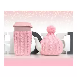 Set 1 Cup Teapot Pink (2 pcs)