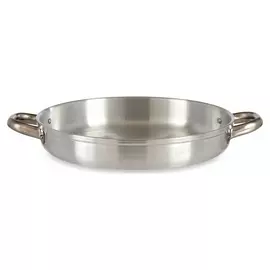 Deep Pan with Handles Silver Aluminium (29 x 5 x 38 cm)